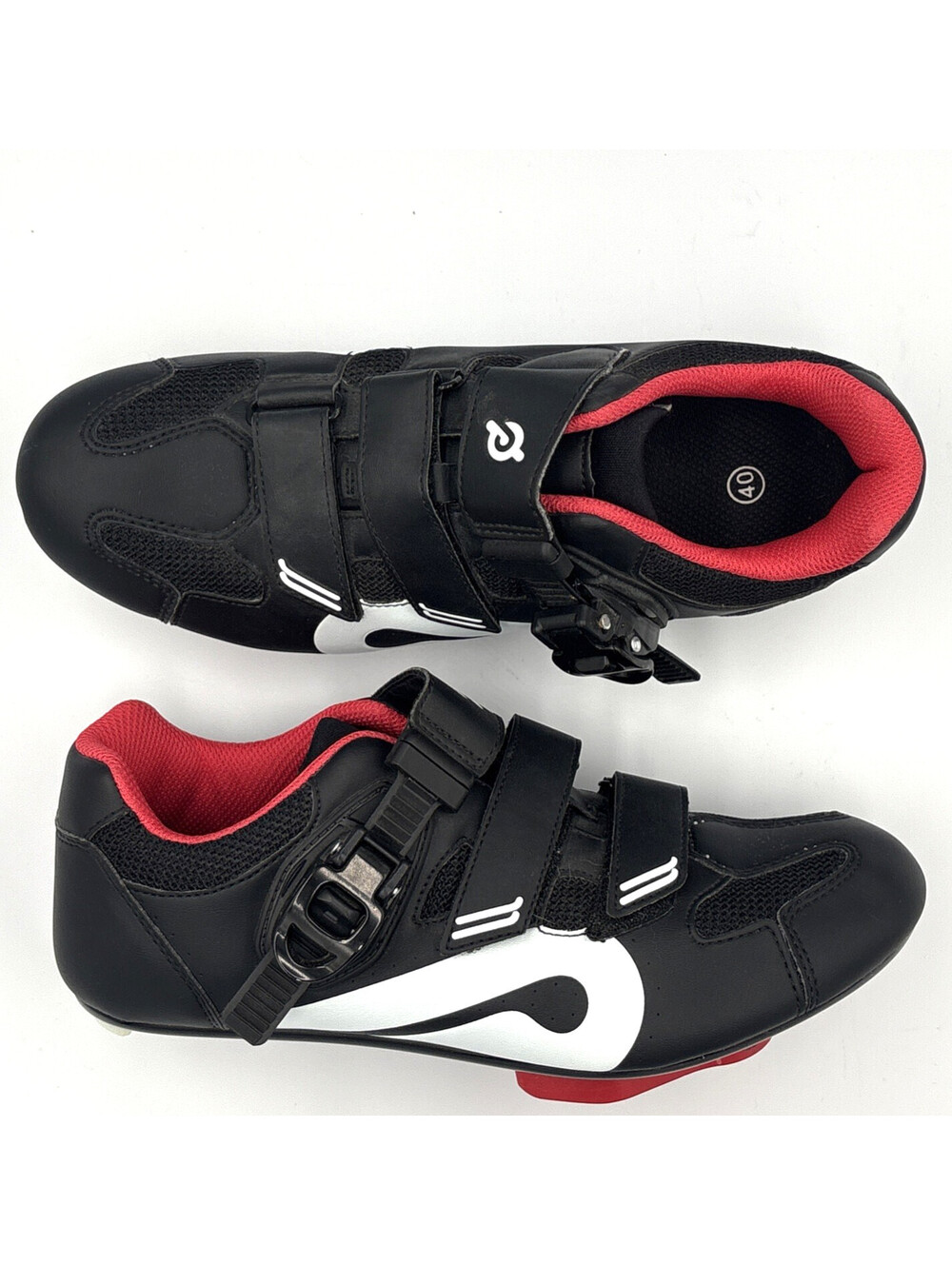 Peloton Cycling Shoes Black Red EU 40 Men 7 Women 9 PL-SH-B-40